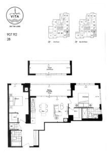 Vita - Floor Plan - 2B - 907sf