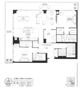 Vita - Floor Plan - C3 - 1544sf