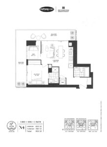Vita - Floor Plan - N4 - 650sf